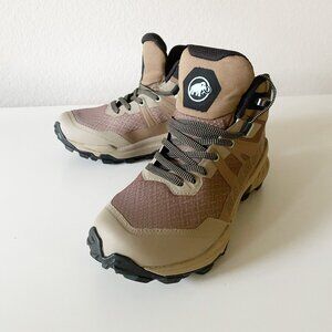 NWOT Mammut Sertig II Mid GTX Women Brown Hiking Travel Boots Size 5/EU 36